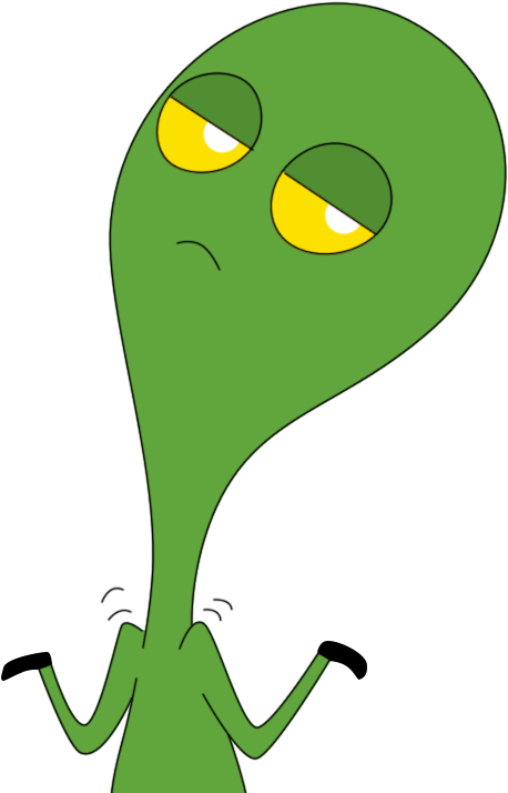 Shrugging Voozel - Cartoon (1000x1000), Png Download