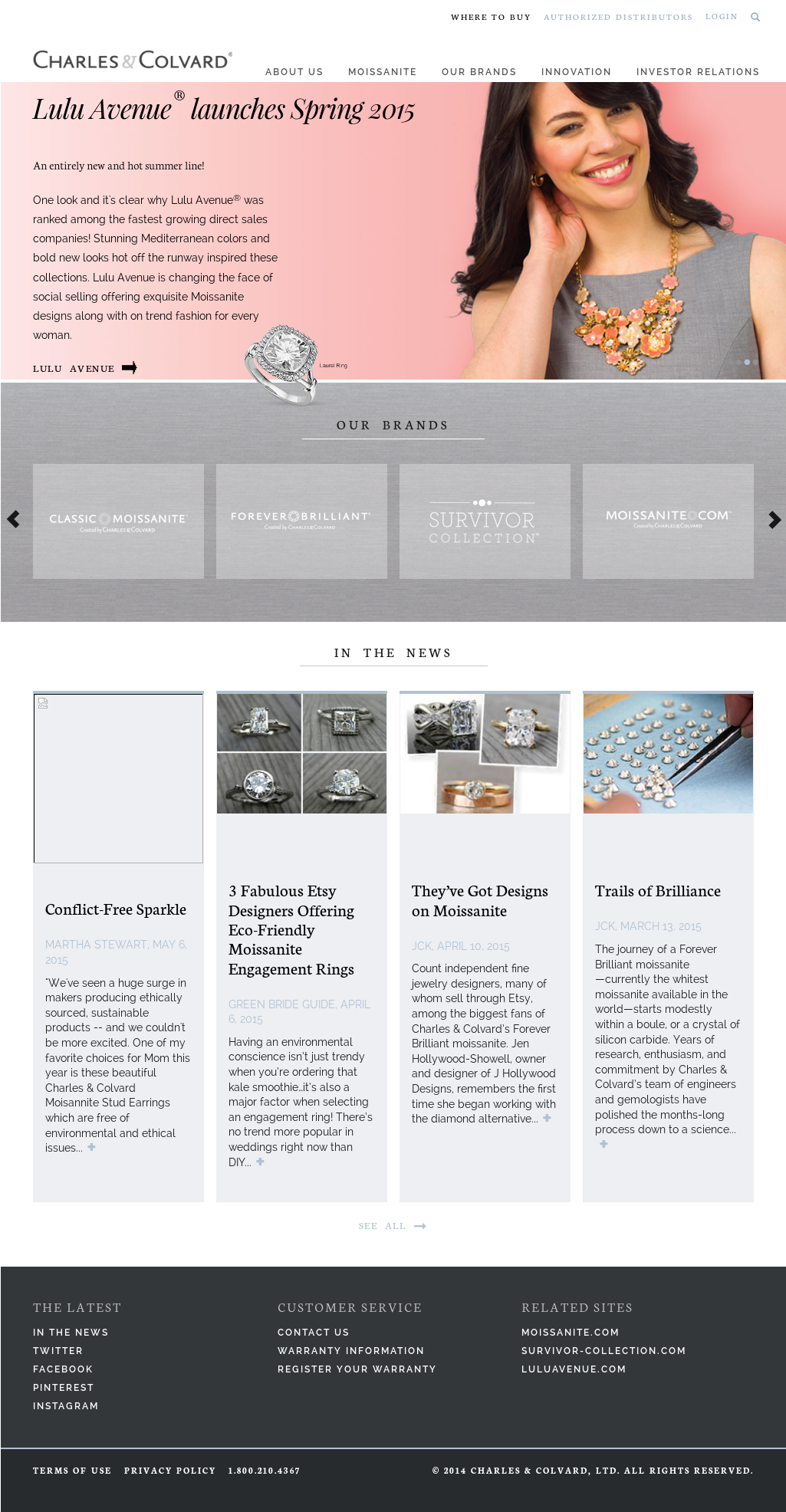 Charles & Colvard Competitors, Revenue And Employees - Website (1989x1971), Png Download