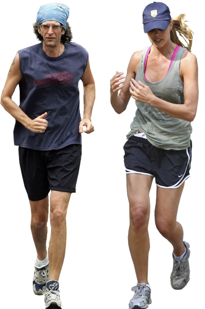 Man And Woman Are Running Png Image - People Running Png (650x881), Png Download