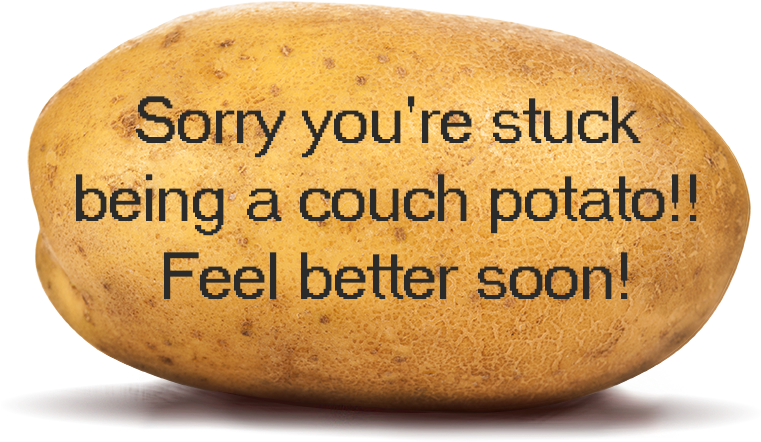 Sorry You're Stuck Being A Couch Potato Feel Better - Squash (760x760), Png Download
