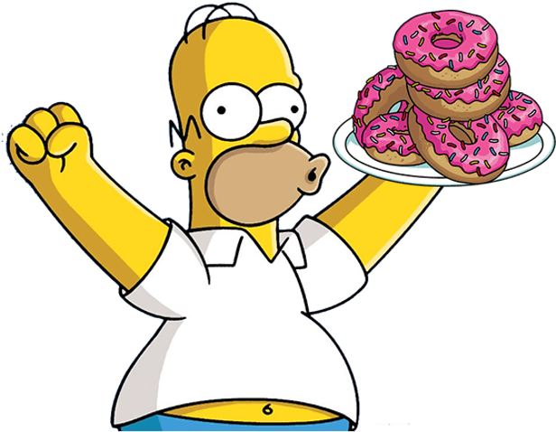 Homer Simpson Whoo Hoo (660x495), Png Download