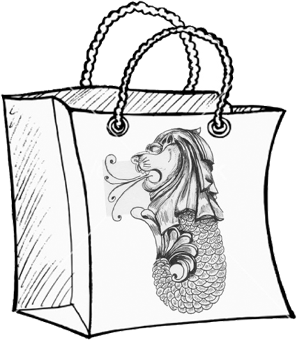 Souvenirs - Imagenes De Bolsas Para Dibujar (850x580), Png Download