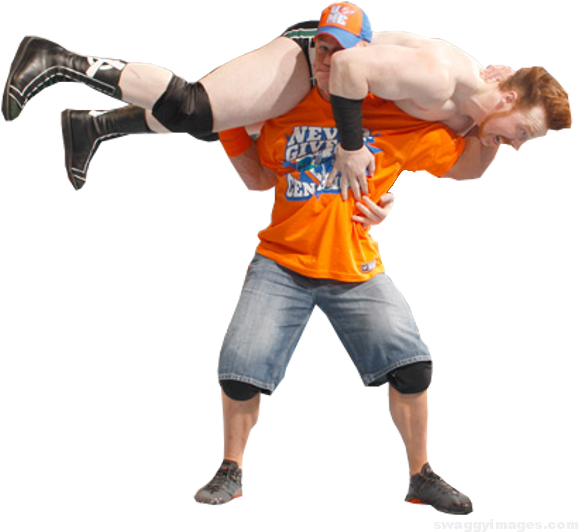 John Cena Fight Png (588x550), Png Download