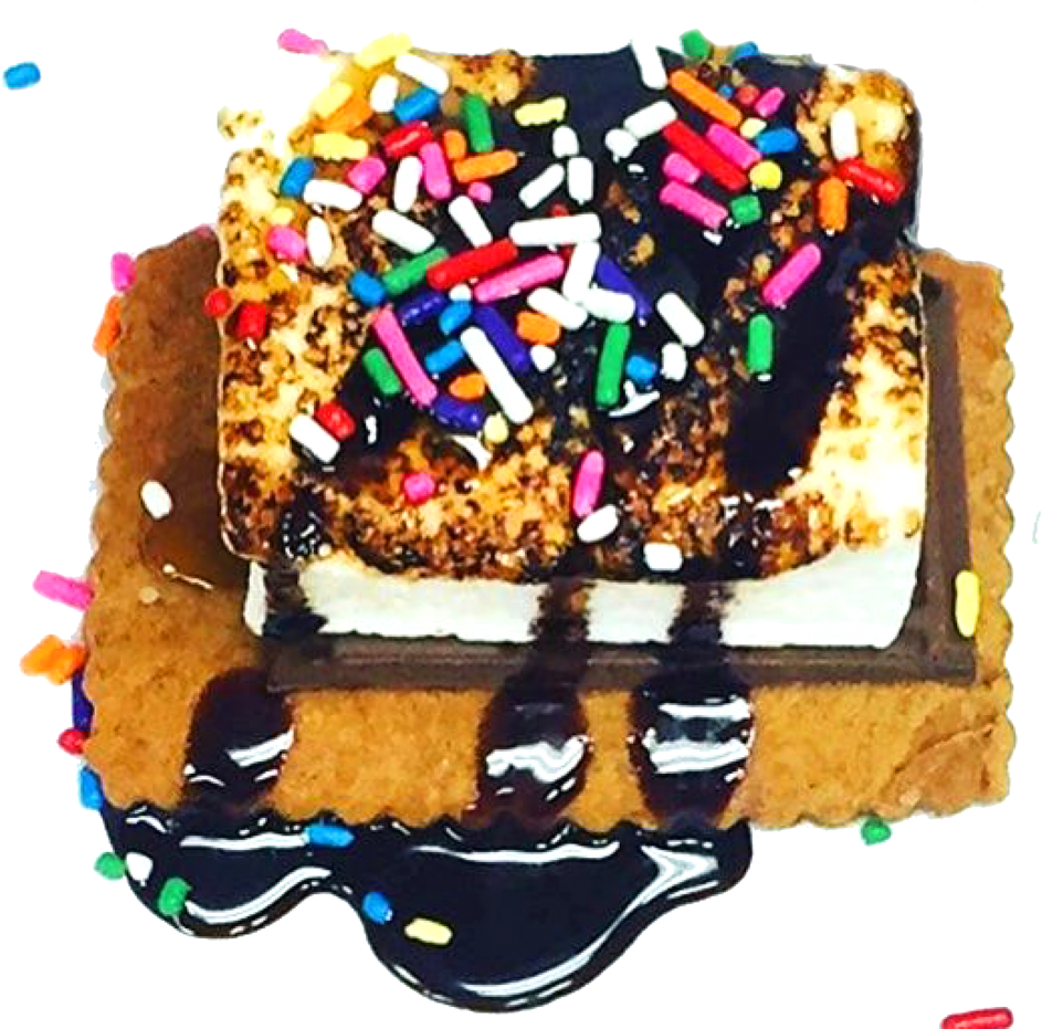 Your Guests Will Be Wowed As They Watch Our S'more-masters - Birthday Cake (1024x938), Png Download