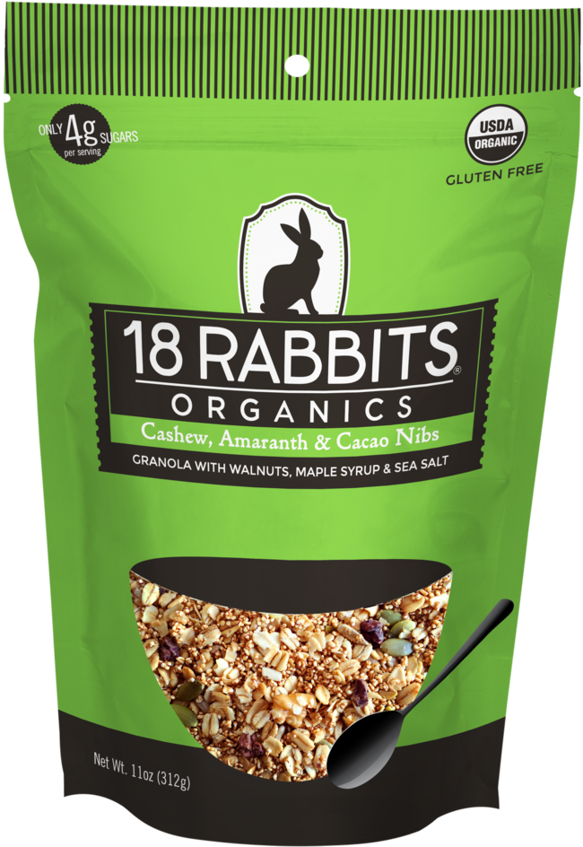 18 Rabbits Granola (975x1024), Png Download
