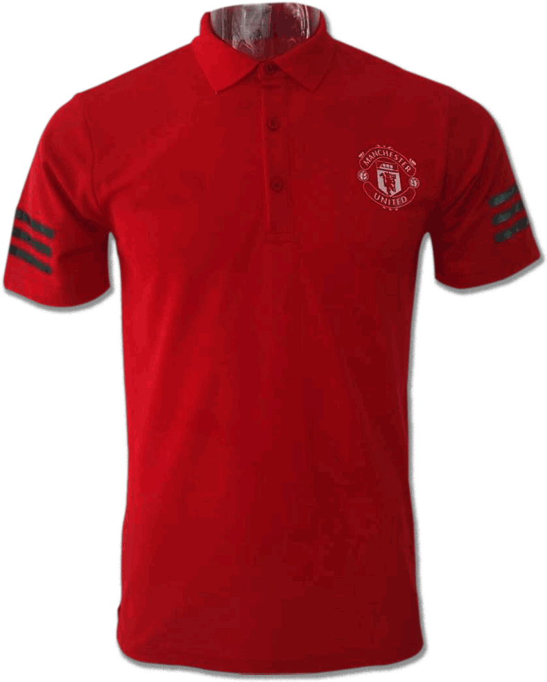 Manchester United Red Color Polo T Shirt - Manchester United Polo Shirt 2018 (900x1200), Png Download