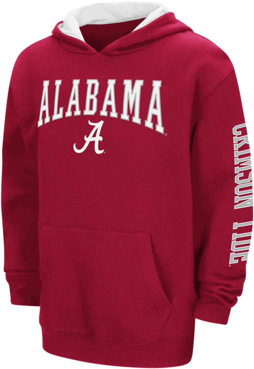 Alabama Crimson Tide Youth Ncaa Zone Pullover Hoody - Alabama Crimson Tide (1280x1280), Png Download