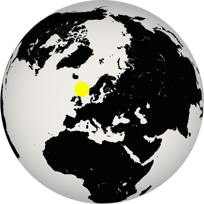 About Two Months Ago, I Temporarily Moved To Scotland - Austria In World Globe (700x700), Png Download