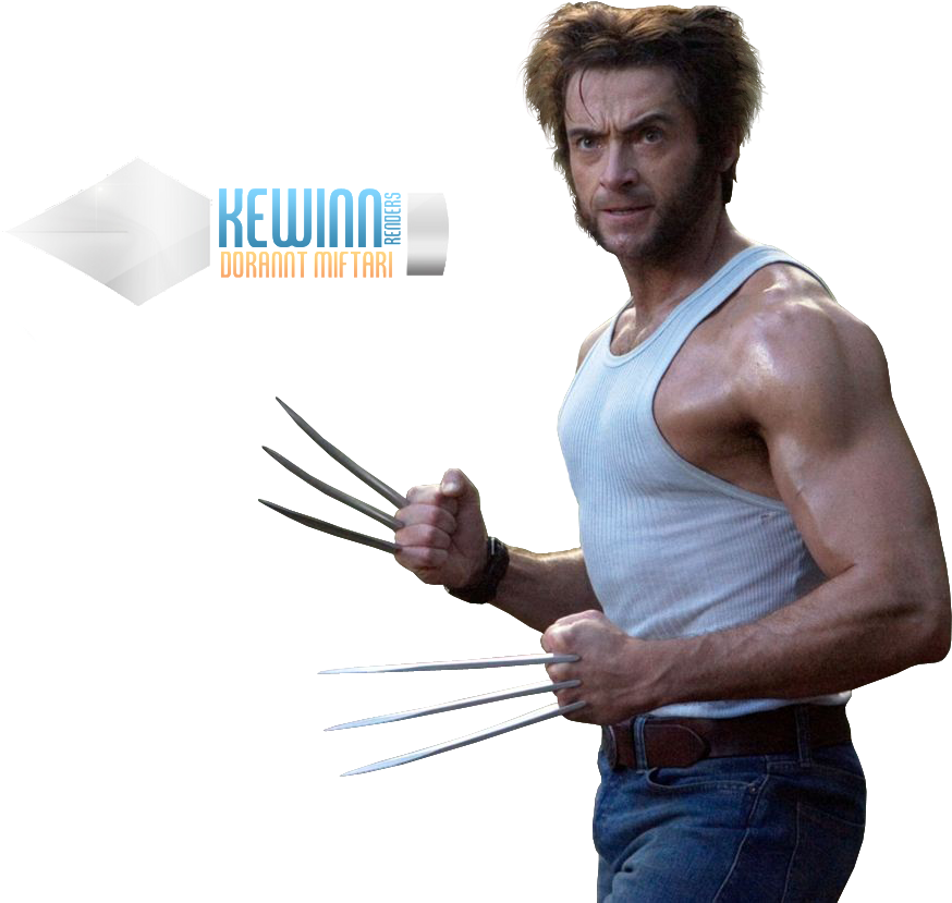 Hugh Jackman Wolverine (988x853), Png Download