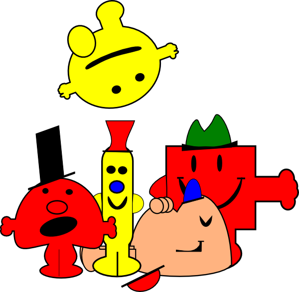 Mr Men Svg Clip Arts 600 X 587 Px (600x587), Png Download