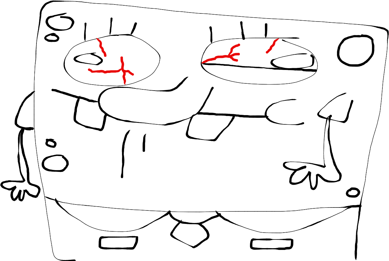 Too Late - Line Art (1700x968), Png Download