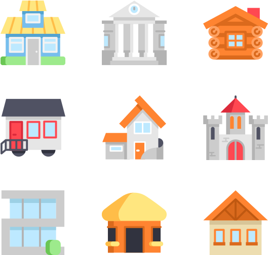 Type Of Houses - House (600x564), Png Download