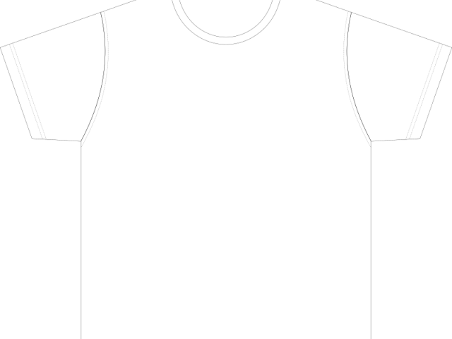 Blank T-shirt Outline - Active Shirt (640x480), Png Download