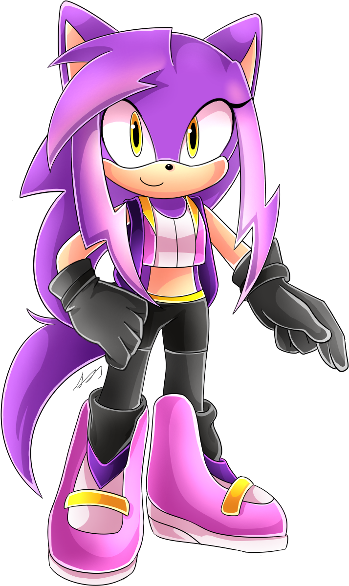 Inazuma Finished - Japanese Sonic Fan Character (1000x1400), Png Download