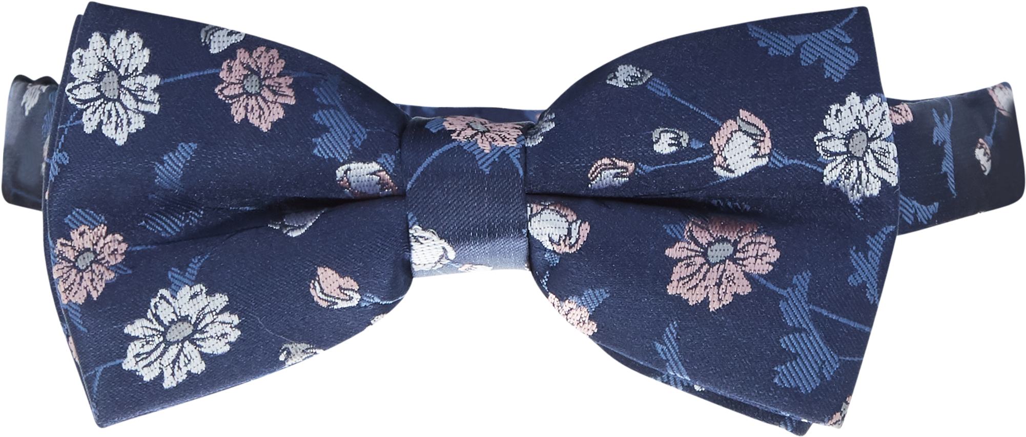 Navy Floral Bow Tie - Paisley (3000x3000), Png Download