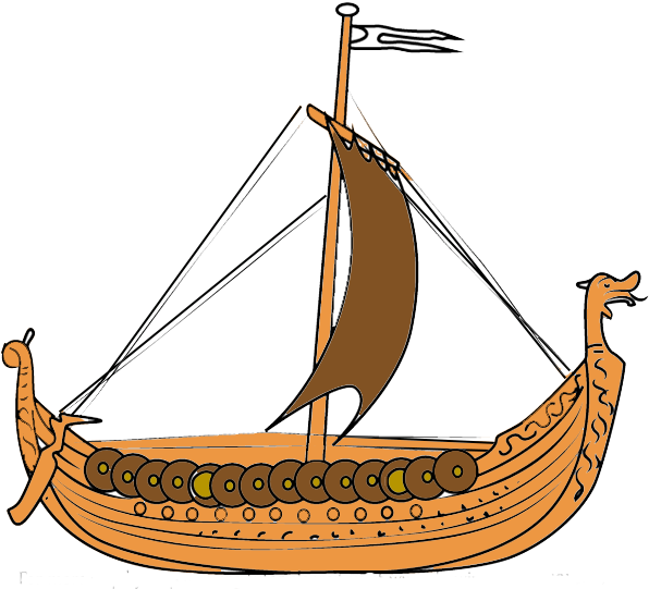 Viking Ships (800x567), Png Download