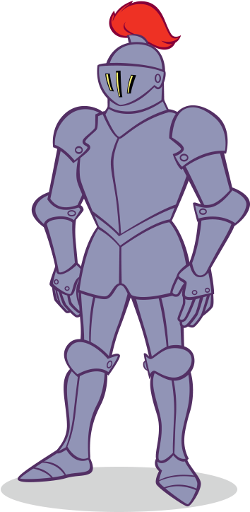 Black Knight Image Freeuse Stock - Red Knight Scooby Doo (565x803), Png Download