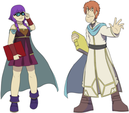 I Always Felt That Lute Would Sound Like Velma From - Fire Emblem Artur (500x375), Png Download