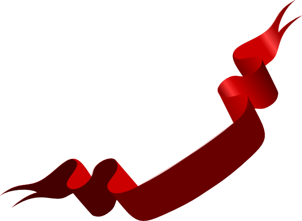 Big Red Cliparts - Big Red Ribbon Png (600x440), Png Download