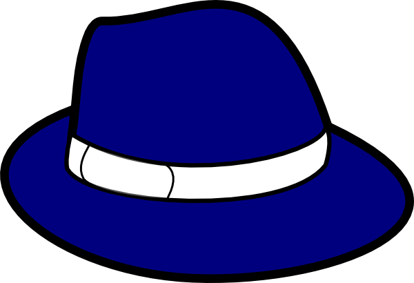 Small - Fedora Hat Clip Art (600x410), Png Download