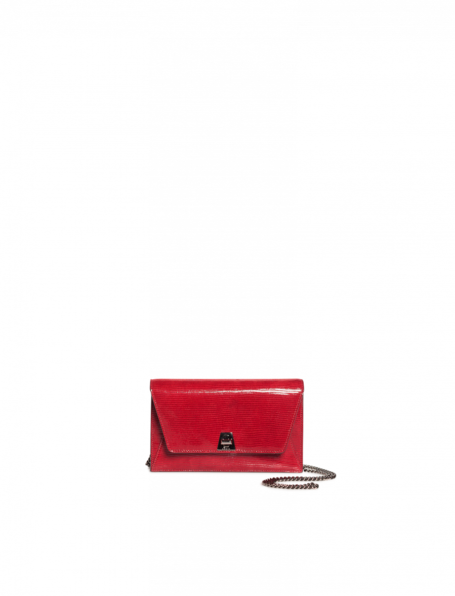 Envelope In Lizard Leather, 19 X 11,5 X 4 Cm - Wallet (899x1177), Png Download