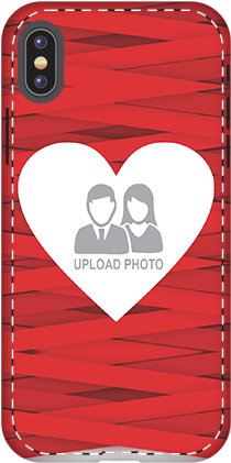 Apple Iphone X Big Heart Valentine's Day Mobile Cover - Customized Samsung A3 2017 Mobile Cover (284x426), Png Download