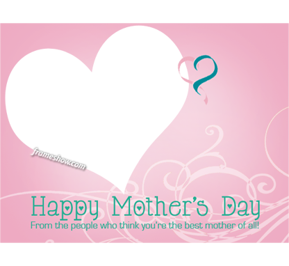 A - Happy Mothers Day Insert (416x382), Png Download