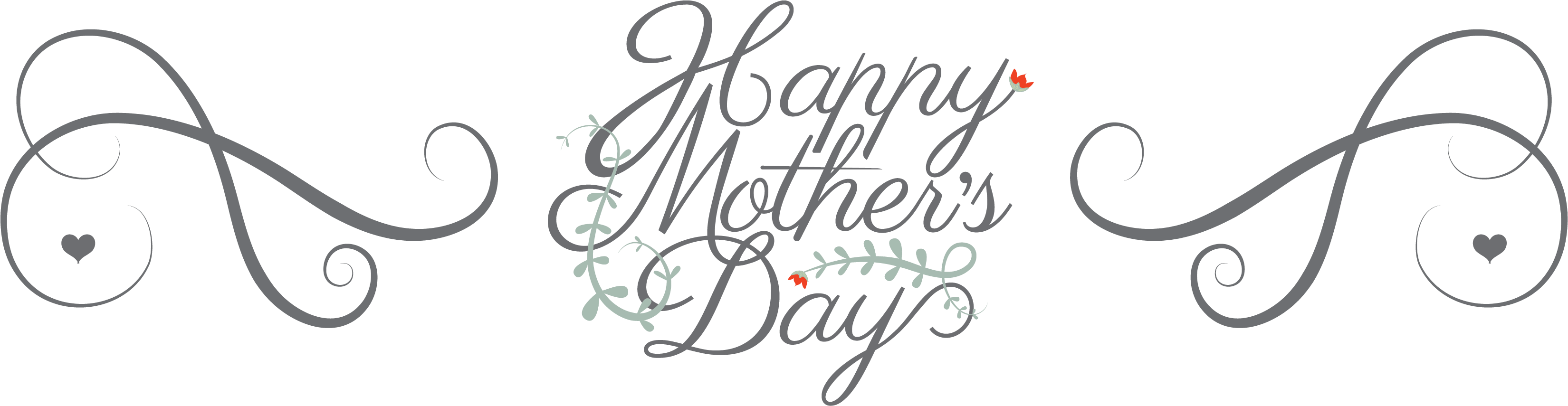 Mother S Father Clip - Happy Mother's Day Banner Png (4212x1110), Png Download