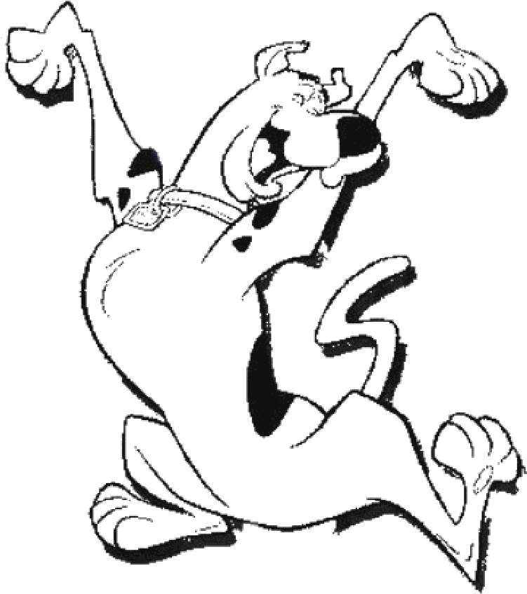 Drawing Scooby Doo 61 - Halloween (750x865), Png Download