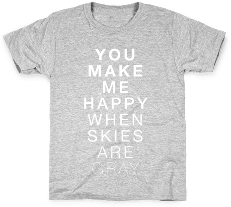 You Make Me Happy Kids T-shirt - Traveling Shirts (484x484), Png Download