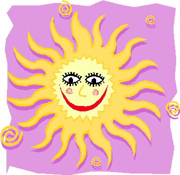 Happy Sun - Water Cycle The Sun (367x361), Png Download