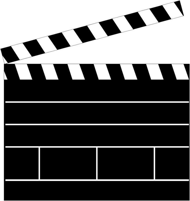 Clapperboard Png Clipart - Clapper Board Clipart Png (766x800), Png Download
