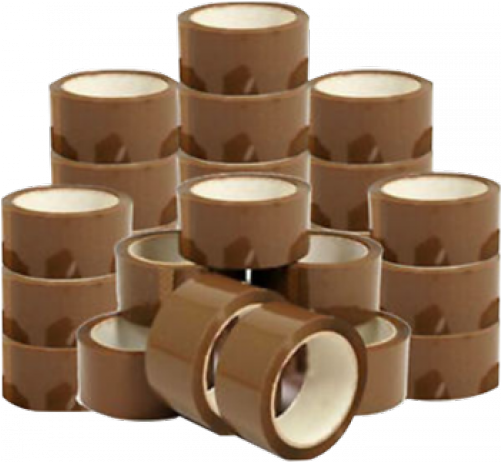Packing Tape Transparent Background Png - 2 Inch X 110 Yd Tan Packing Tape (500x500), Png Download