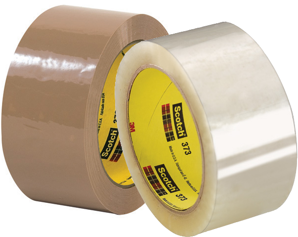 3m 373 Carton Sealing Tape - Scotch Tape (602x509), Png Download