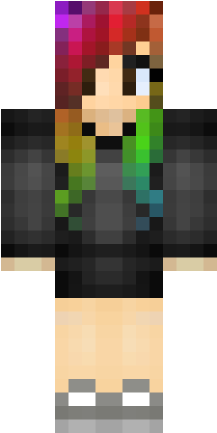 Dany93900 - Blue Nike Girl Skin Minecraft (432x432), Png Download