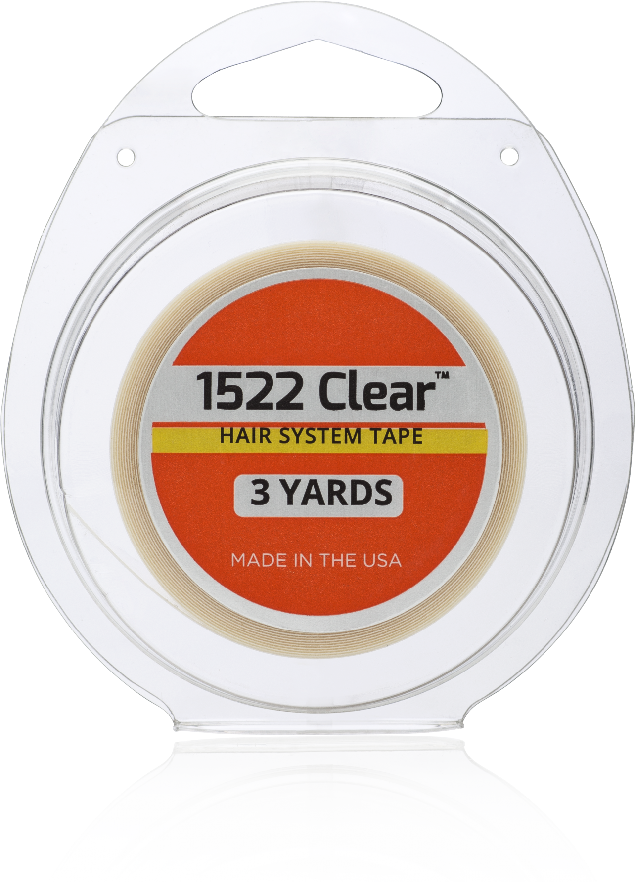 1522 Clear 3yd Walker Tape - Walker Tape Co. 3m Clear 1522 1/2x3' Yard Roll Tape (1639x2048), Png Download