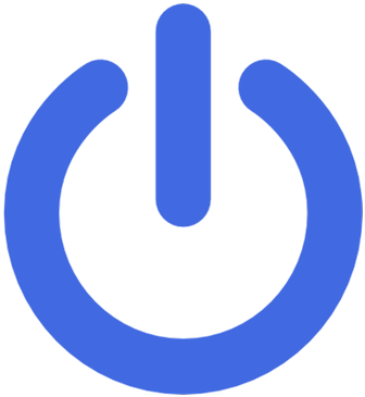 Geeknifty - Font Awesome Power Icon (400x400), Png Download