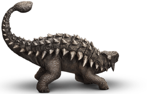Fukui Prefectural Dinosaur Museum - Jurassic World Ankylosaurus (500x320), Png Download