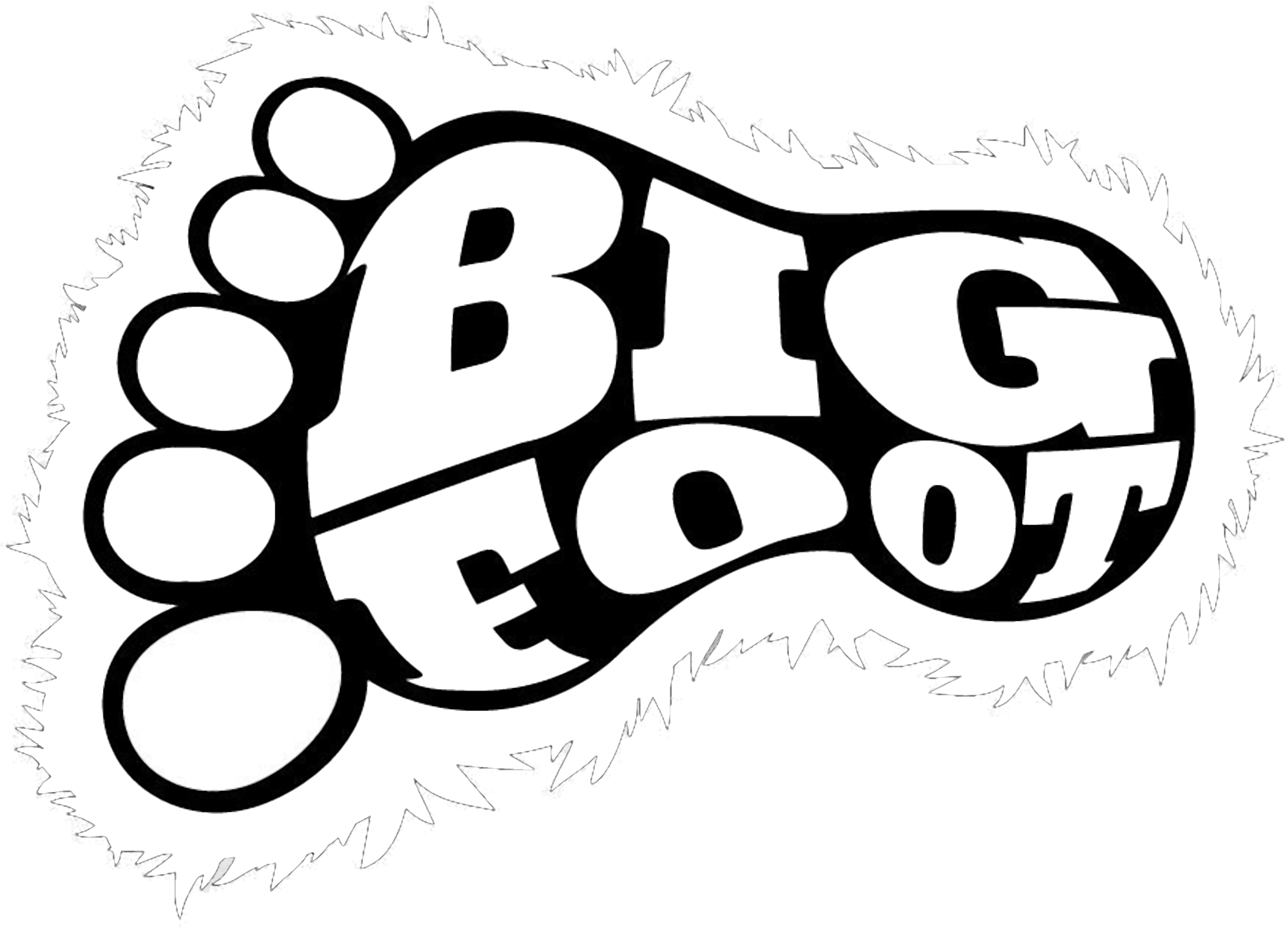 Clipart Freeuse Stock Jpg Freeuse Download - Big Foots Foot Prints (2598x1933), Png Download