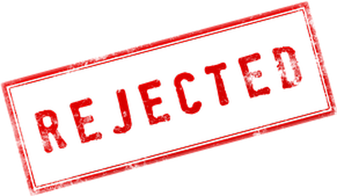Rejected Stamp Png (1164x676), Png Download