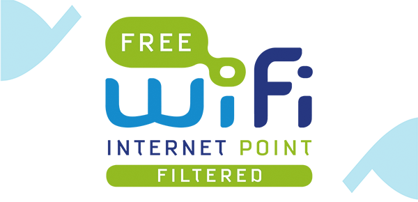 Free Wifi Hotspots - Graphic Design (600x290), Png Download