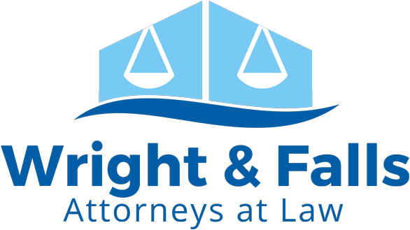 Wright And Falls - Graphic Design (600x343), Png Download