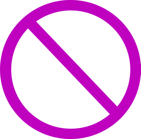 Access Denied Vector Clip Art - Pas D Animaux De Compagnie (600x594), Png Download