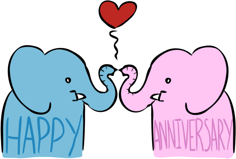 Anniversary Card Image By Iggysaur On Clipart Library - Happy Anniversary Png (900x637), Png Download