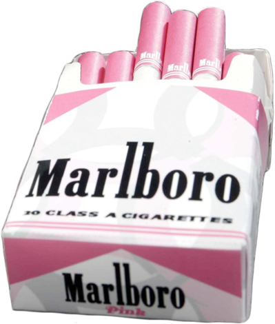 I Just Love Pink Cigarettes - Marlboro Pink (400x478), Png Download