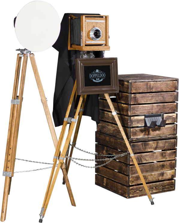 Vintage Photo Booth Setup 2 - Vintage Camera Photo Booth (1000x750), Png Download