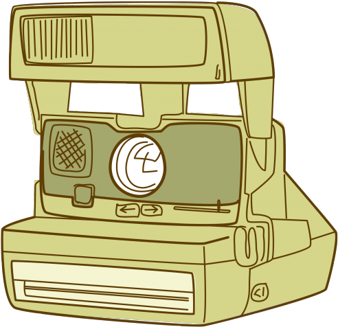 Retro Camera Clip Art Print - Camera Clip Art Transparent Background (600x594), Png Download