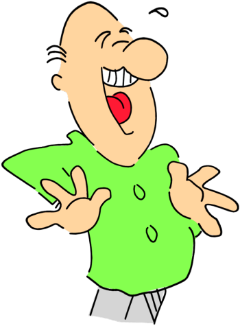 Clipart Laughing - Laughing Clip Art Png (350x475), Png Download