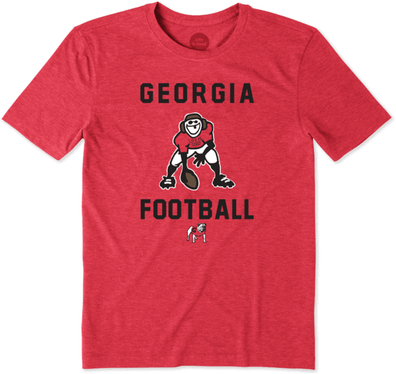 Men's Georgia Football Jake Cool - Adidas Tshirt Color Red (570x570), Png Download