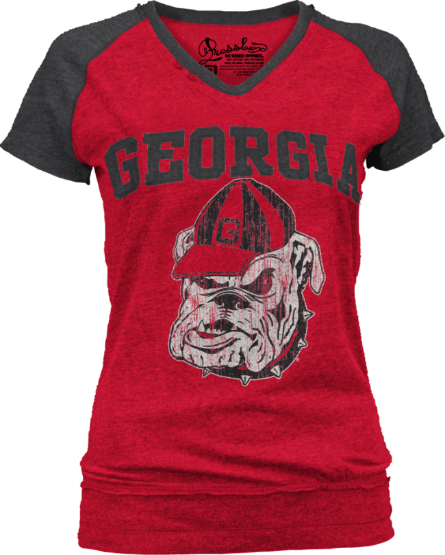 Women's Georgia Bulldogs Shirts (650x809), Png Download